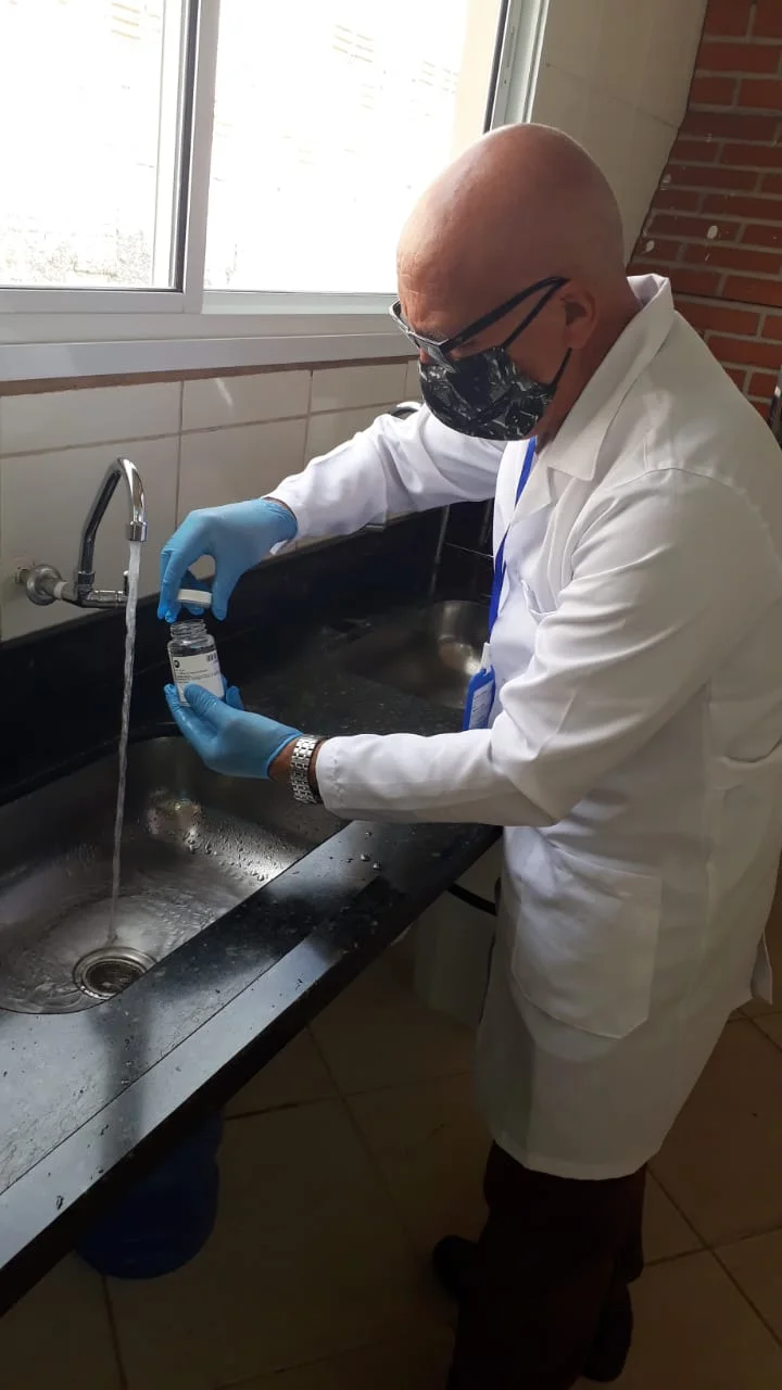 Amostragem de Água Tratada